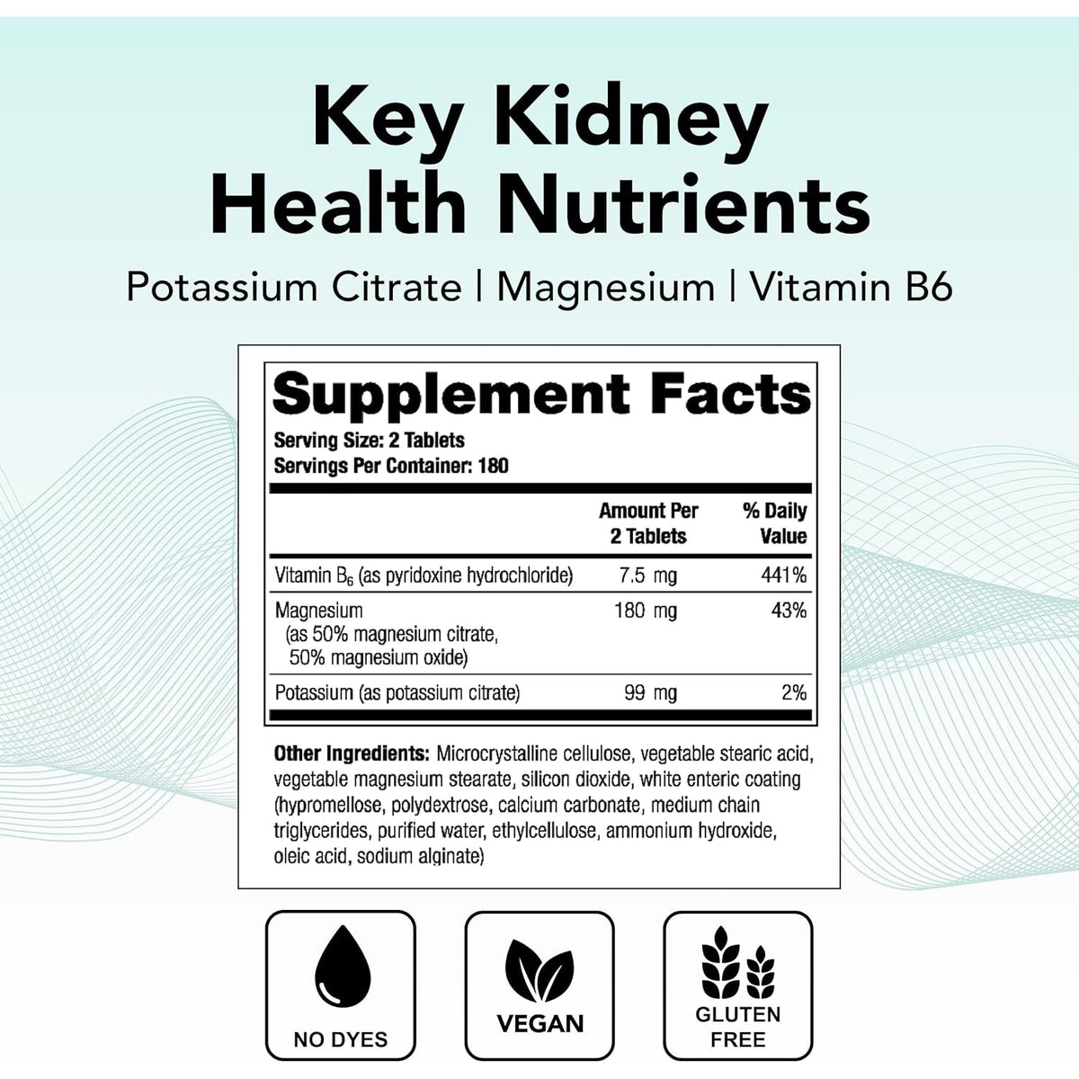 Theralogix Theralith XR Vitamin & Mineral Supplement - Supports Healthy Urine Chemistry & Calcium Oxalate Levels with Magnesium, Vitamin B6 & Potassium* - NSF Certified - 360 Tablets