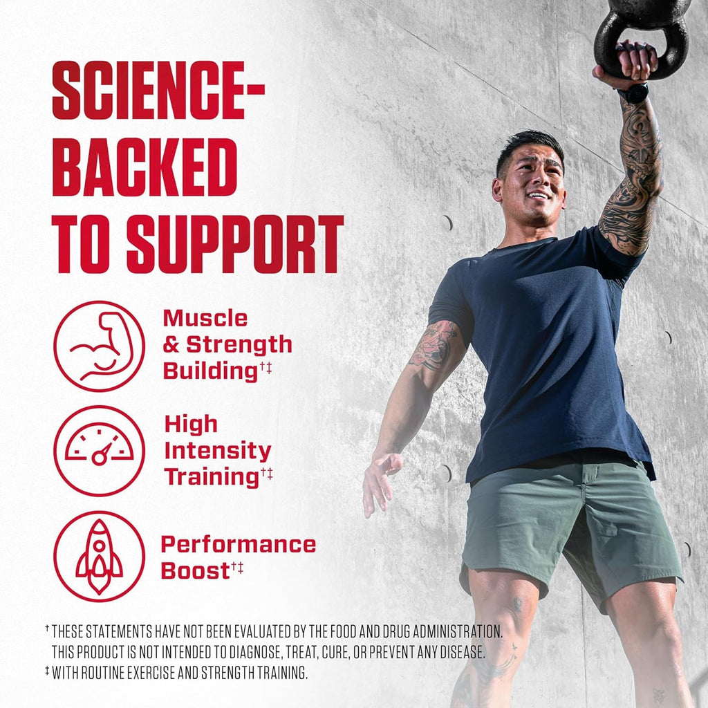 Dymatize Creatine Monohydrate Powder with CREAPURE (Product of Germany), 5G per Serving, 60 Servings (300G), Creatine for Women and Men, Gluten Free