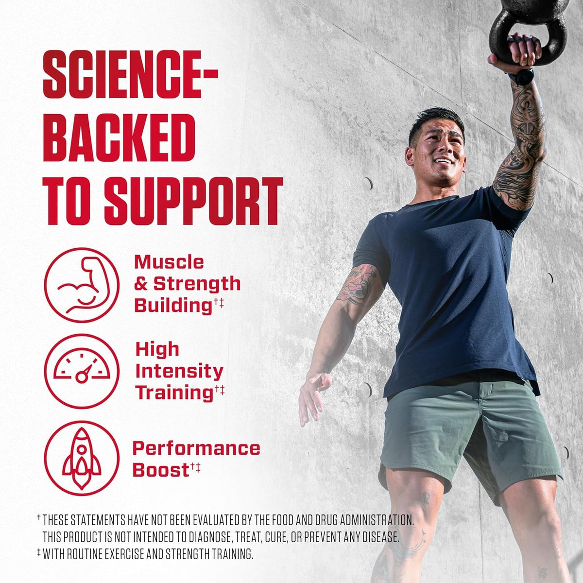 Dymatize Creatine Monohydrate Powder with CREAPURE (Product of Germany), 5G per Serving, 60 Servings (300G), Creatine for Women and Men, Gluten Free