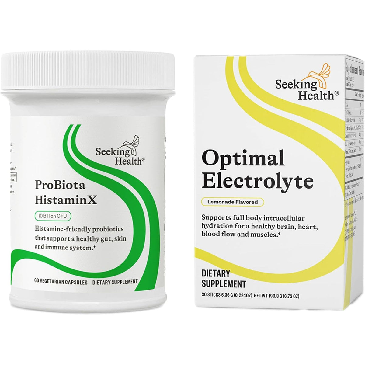 Seeking Health Probiota Histaminx - Digestion Supplement for Gut Health Support - Support Histamine with Lactobacillus Plantarum & Lactobacillus Salivarius - Support Immune & Skin Health - 60 Capsules