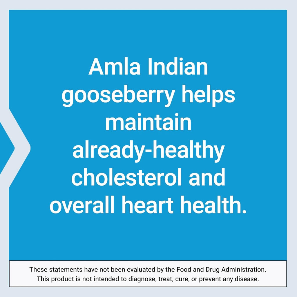 Life Extension Advanced Lipid Control, Amla Extract, Indian Gooseberry, Heart Health, Endothelial Health, Vegetarian, Gluten-Free, 60 Capsules