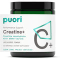 Puori Creatine Monohydrate Powder with Taurine - Unflavored Creatine Powder, Pre-Workout Supplement for Men & Women - Muscle Builder, Enhanced Workout Performance & Strength Building - 60 Servings