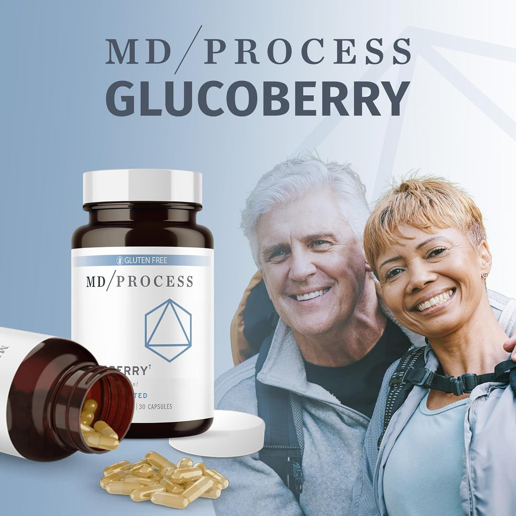Glucoberry Maqui Berry Extract with Chromium Picolinate for Blood Health Support - with Biotin and Gymnema Sylvestre - Doctor Formulated - 30 Capsules