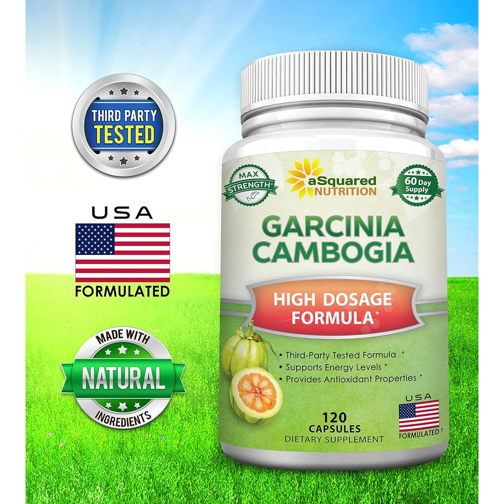 100% Pure Garcinia Cambogia Extract - 120 Capsules, Ultra High Strength HCA, Natural Weight Loss Diet Pills XT, Best Extreme Fat Burner Slim & Detox Max, Premium Blocker for Men & Women, Made in USA