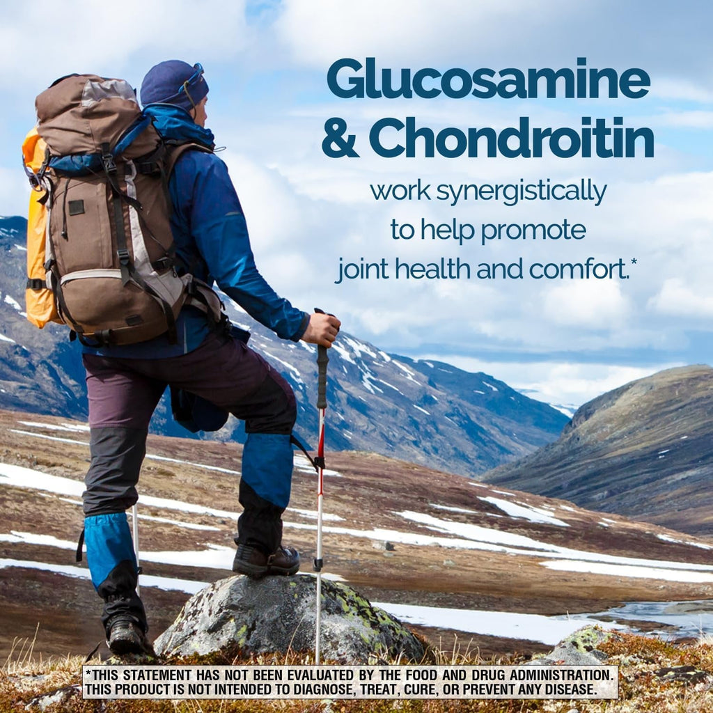 Nature'S Wonder Triple Strength Glucosamine Chondroitin with MSM and Hyaluronic Acid and Boswellia for Joint Health, Supports Joint Flexibility and Mobility, 45 Day Supply, 90 Tablets