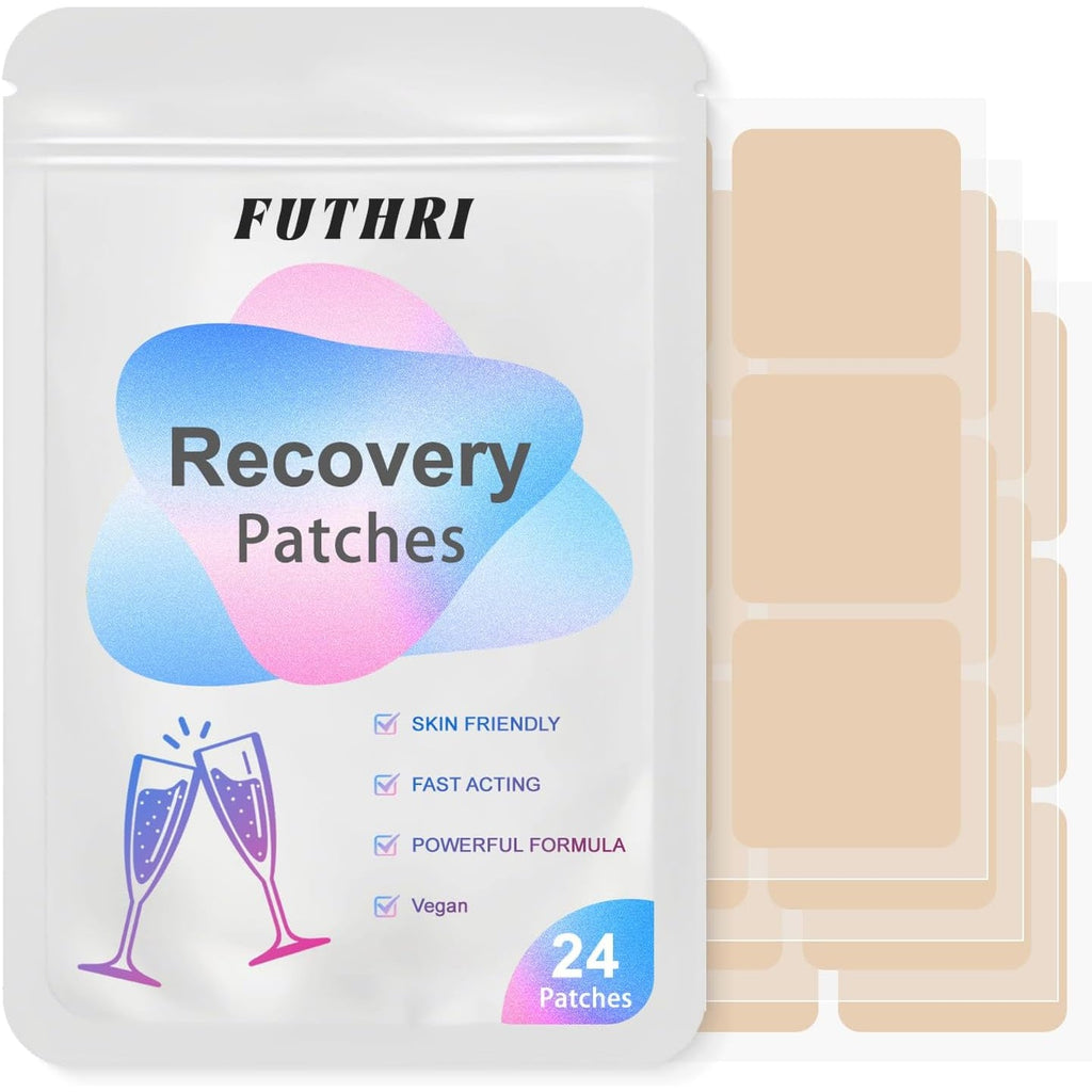 24 Pack Party Care Patches, Hangover Patch - Skin-Friendly Self-Adhesive Patches, Natural Ingredients, Long Lasting Sticky Design for Daily Party Recovery & Refresh