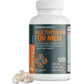Bronson Multivitamin for Men All-In-One Daily Coverage Formula Key Vitamins, Minerals & Herbs to Support Men'S Health, 120 Capsules