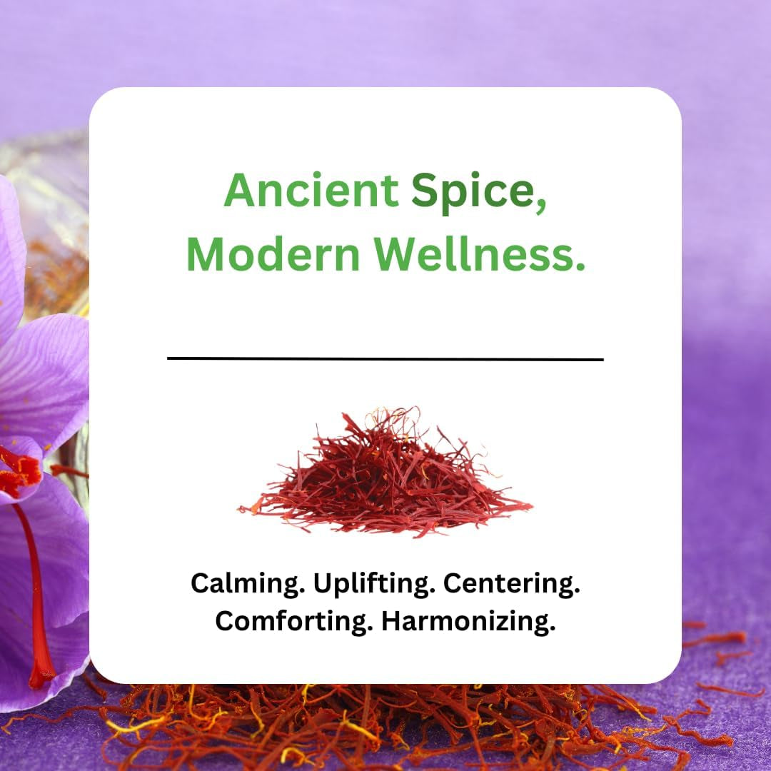 Paradise Herbs Saffr-Tone, Saffron Extract, Active Whole Spectrum Extract, Super Potent, Ultra Pure, Vegan, Non-Gmo, Gluten Free, 60 Vegetarian Capsules