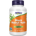 NOW Foods Supplements, Black Walnut Hulls (Juglans Nigra) 500 Mg, Herbal Supplement, 100 Veg Capsules