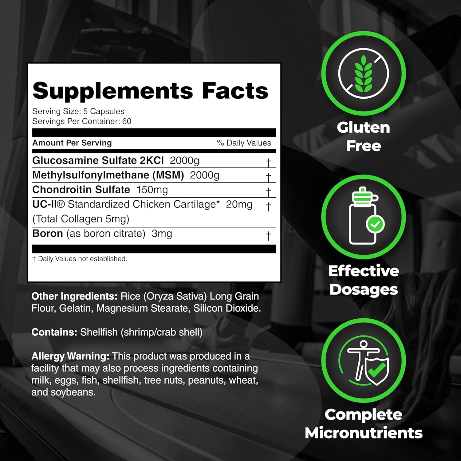 Species Nutrition Arthrolyze Joint Repair Supplement, Fortified with UC-II Collagen, MSM, Glucosamine, Chondroitin, High Potency Connective Tissue & Joint Support (300 Capsules)