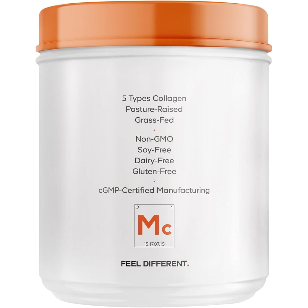 Codeage Multi Collagen Protein Powder Peptides, Hydrolyzed Collagen for Women & Men, Collagen Supplements, Grass Fed Bone Broth, 2-Month Supply, Unflavored, Type 1, 2, 3, 5 & 10, Non-Gmo - 20 OZ