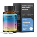 Unwind - Cortisol Supplements for Women - 60 Vegan Capsules - L Theanine Supplement + Magnesium + Rhodiola Rosea Extract + Zinc + Vitamin B6