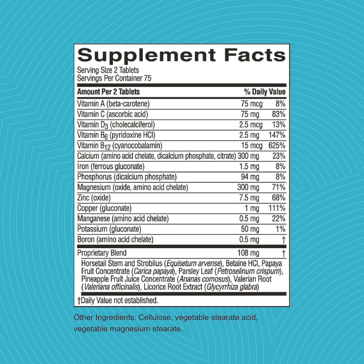 Nature'S Sunshine Skeletal Strength, 150 Tablets | Bone Health Supplements for Women and Men with Calcium, Magnesium, Iron, Manganese, and Vitamin D, C, A, and B