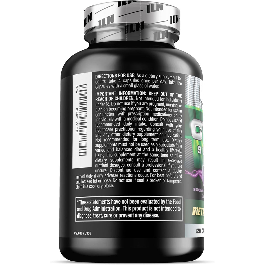 Iron Labs Nutrition: Cycle Support plus NAC (N-Acetyl-L-Cysteine) - on Cycle Support Supplements for Men - N Acetyl L Cysteine and Milk Thistle (120 Capsules)