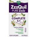 Zzzquil Pure Zzzs Complete Sleep, Melatonin 10Mg, L-Theanine, GABA, with Ashwagandha, and Magnesium, Melatonin Sleep Aid, 100 Count