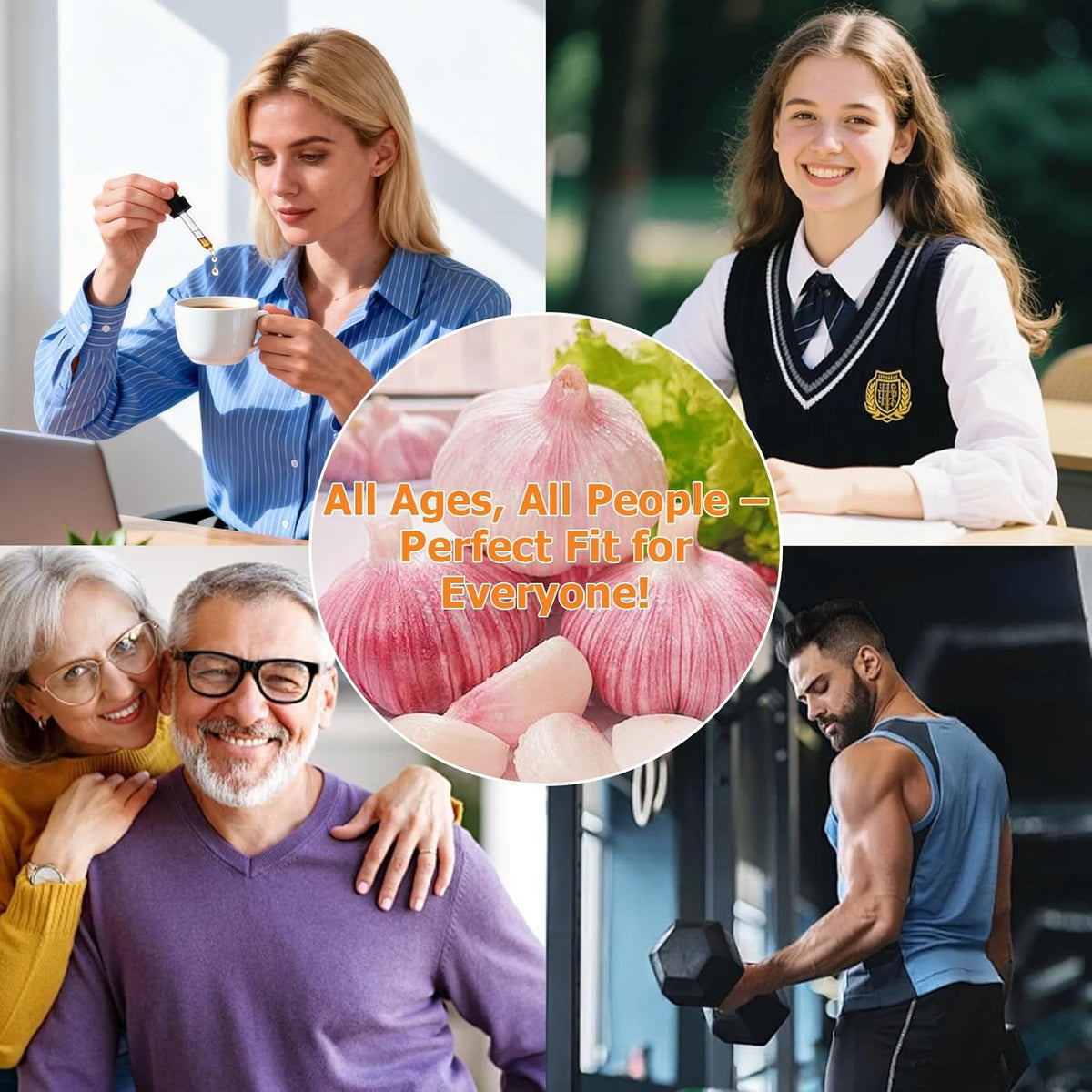 Aged Garlic Extract Liquid Drop – 500 Mg per Serving, 15:1 Extract, Odorless, Liposomal Technology for Fast Absorption – Heart & Immune Support Supplement for Men & Women, Raspberry Flavor