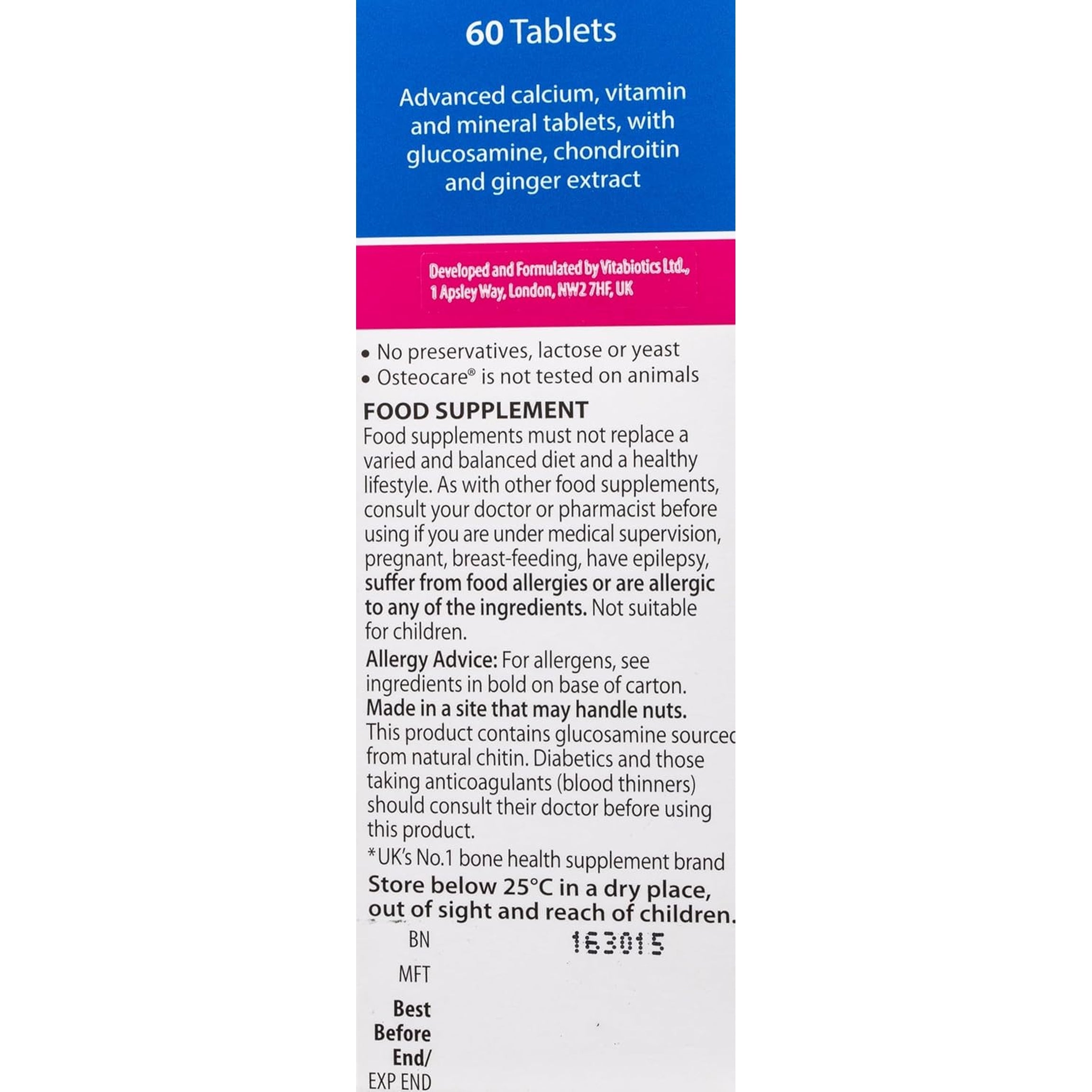 Vitabiotics Osteocare Joint