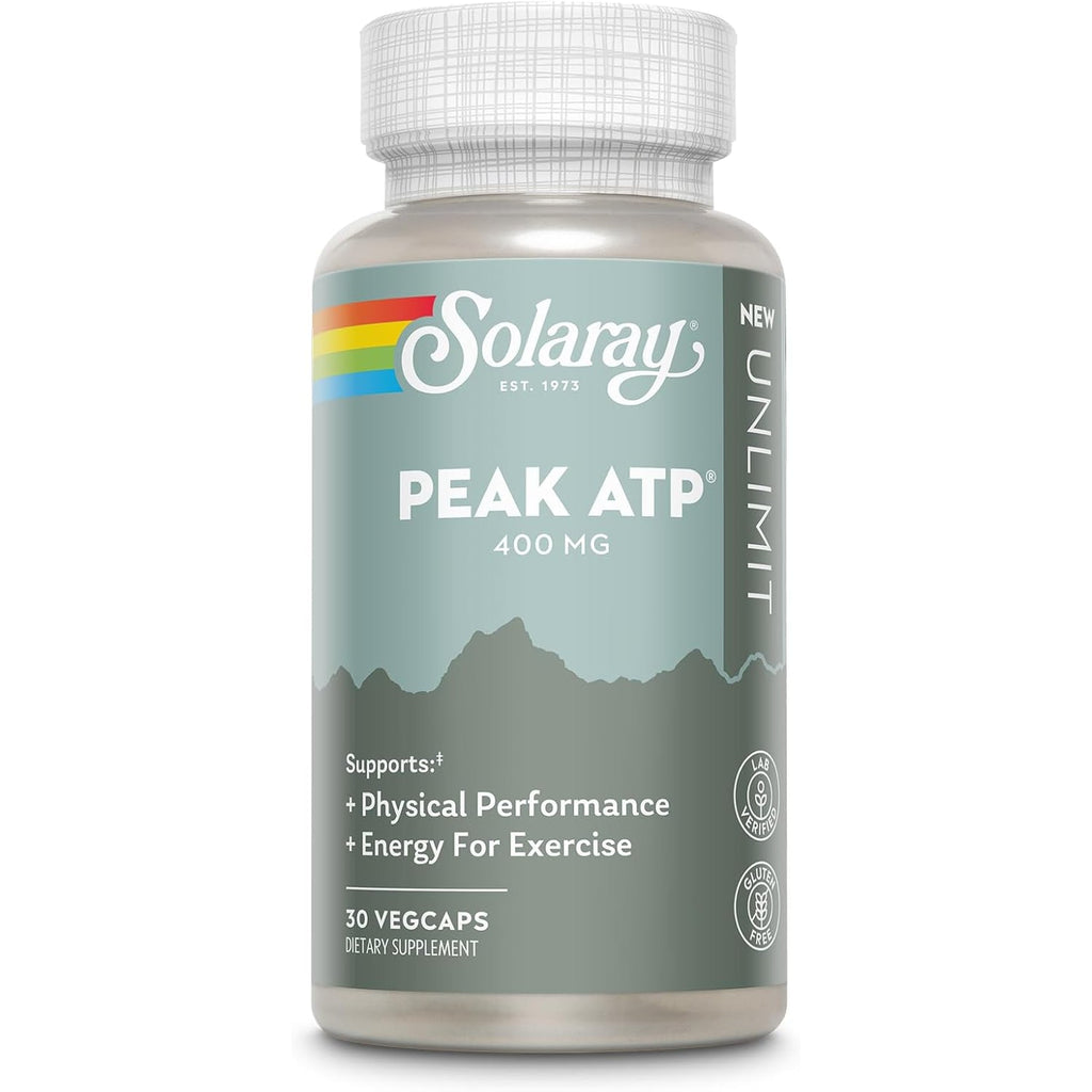 SOLARAY Peak ATP®, 400 Mg, 30 Vegcaps