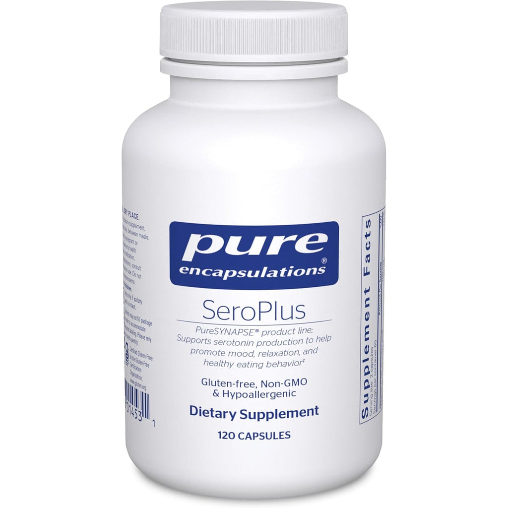 Pure Encapsulations Seroplus | Hypoallergenic Serotonin Support to Support Moderate Occasional Stress | 120 Capsules
