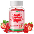 DANEW Pro Glucosamine Chondroitin Gummies with MSM & Elderberry Extra Strength - Joint Support, Antioxidant Immune Support Supplement for Adults, Men & Women.90 Strawberry Gummies