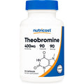 Nutricost Theobromine 400Mg, 90 Vegetarian Capsules - Gluten Free, Non-Gmo