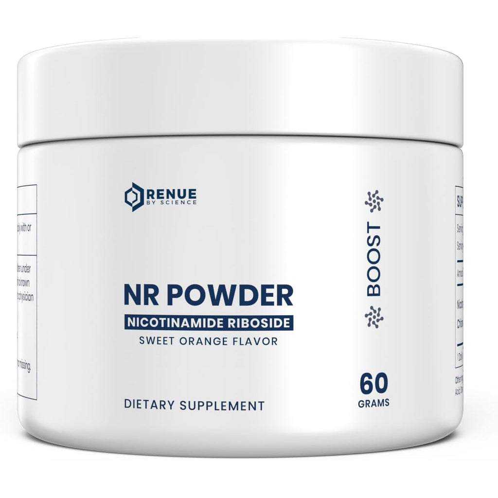 Renue by Science Nicotinamide Riboside | 1000Mg Nicotinamide Powder - High Strength NR NAD Powder Sublingual Citrus Burst Flavor | Manufactured in the USA & Third-Party Tested | 60 Servings