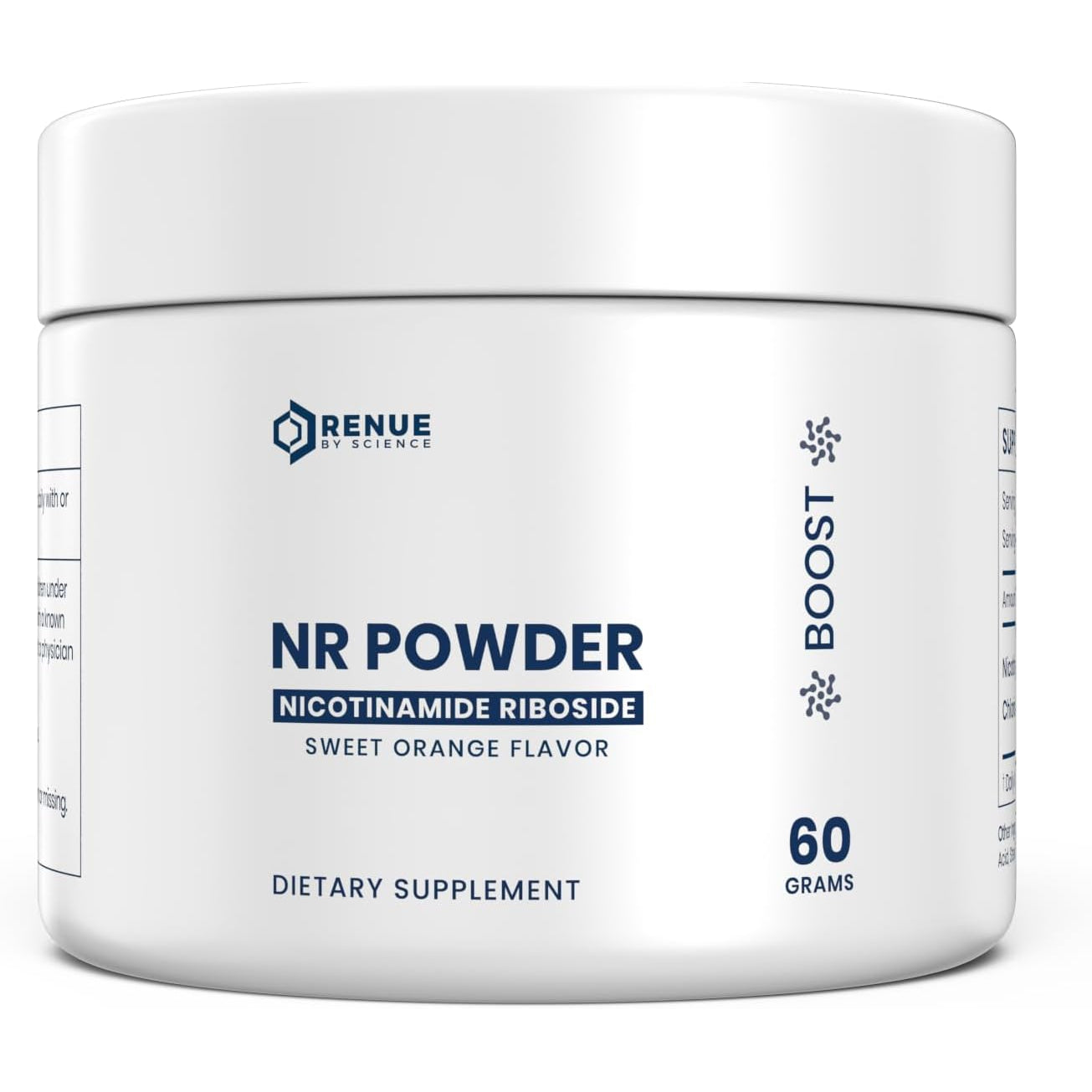 Renue by Science Nicotinamide Riboside | 1000Mg Nicotinamide Powder - High Strength NR NAD Powder Sublingual Citrus Burst Flavor | Manufactured in the USA & Third-Party Tested | 60 Servings