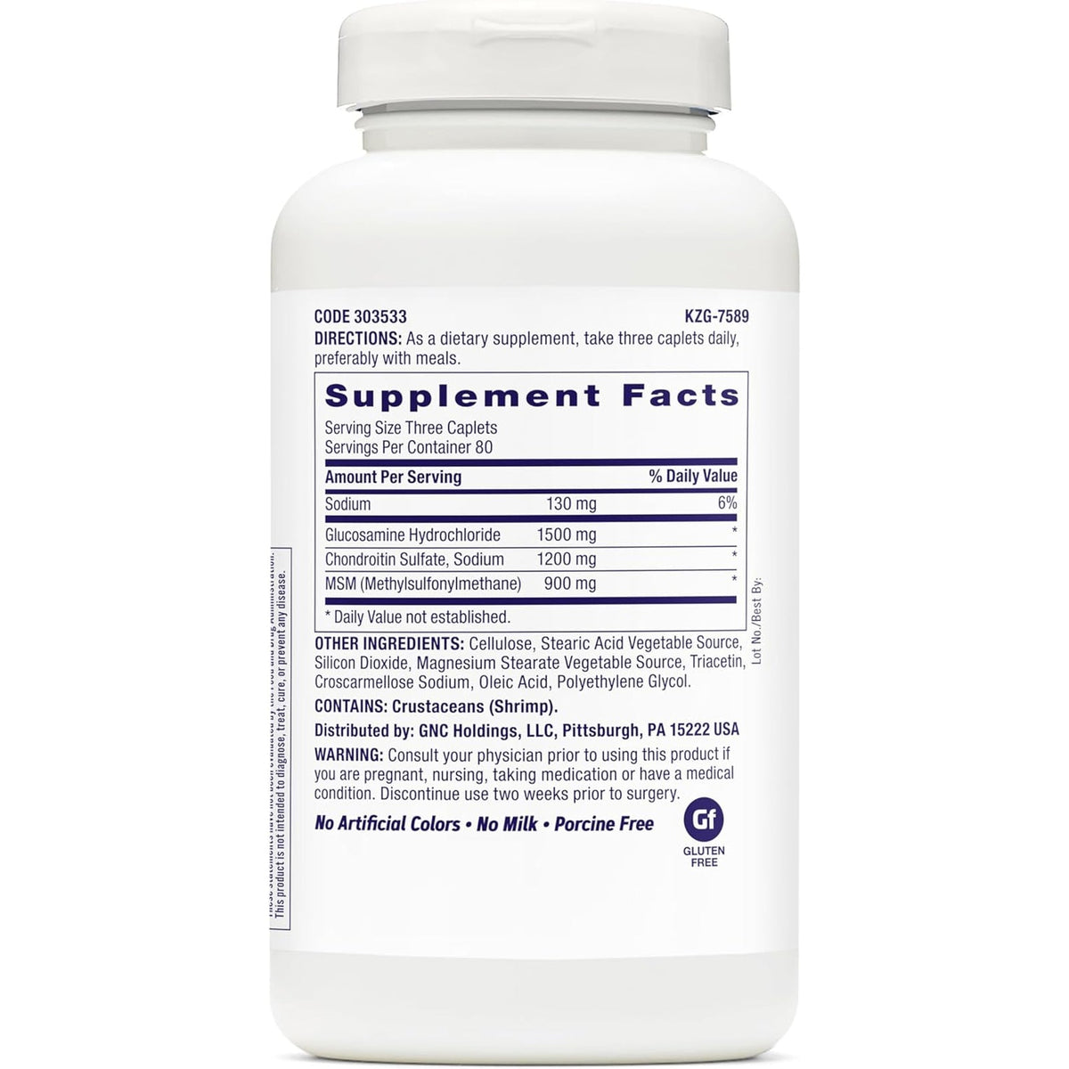 GNC Triflex Caplets, 240 Count