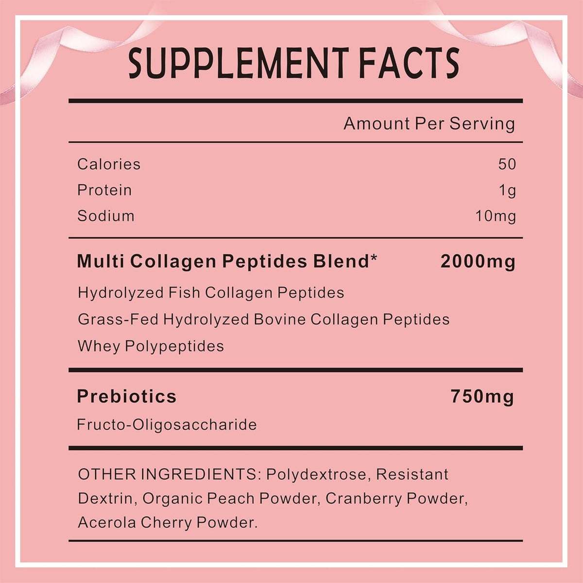 Multi Collagen Peptides Powder for Women and Men - Type I, II, III, V, X - Hydrolyzed Collagen Peptides, Supports Skin Hair Nail & Joint, Grass-Fed, Non-Gmo, 30 Packets