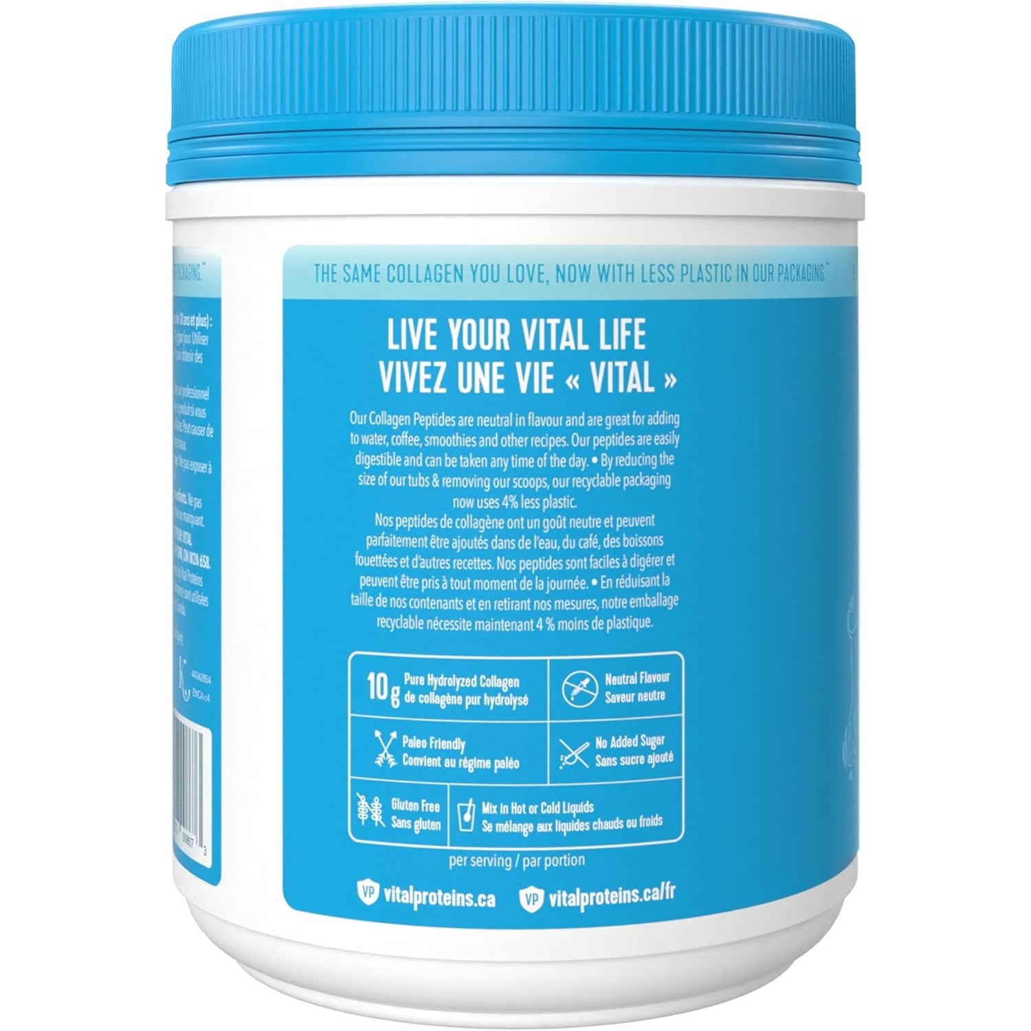 Vital Proteins Unflavoured Collagen Peptides, 567 GR