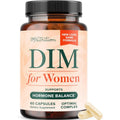 DIM Supplement for Women 250 Mg | Estrogen & Hormone Balance | Menopause, Hot Flashes & Night Sweats Support | DIM Complex Estrogen Supplement for Women | with Bioperine | Gluten-Free | 60 Ct