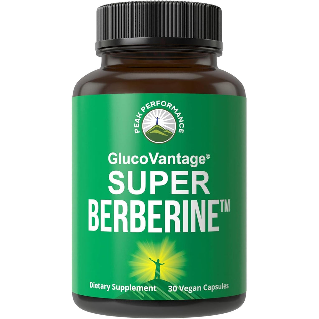 Dihydroberberine Super Berberine Supplement - Glucovantage® 200Mg Now 5X More Effective than Regular Berberine HCL Powder Capsules. Metabolism Support Keto Friendly plus Vegan Extract Pills