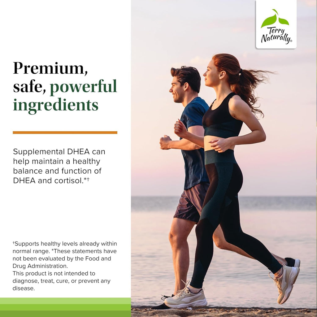 Terry Naturally Cortisol Rescue - 60 Capsules - Vegan, Non-Gmo, Gluten Free - 60 Servings