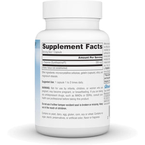 Source Naturals Serene Science L-Theanine, Made with Suntheanine, for Focused Relaxation, 200 Mg - 60 Capsules