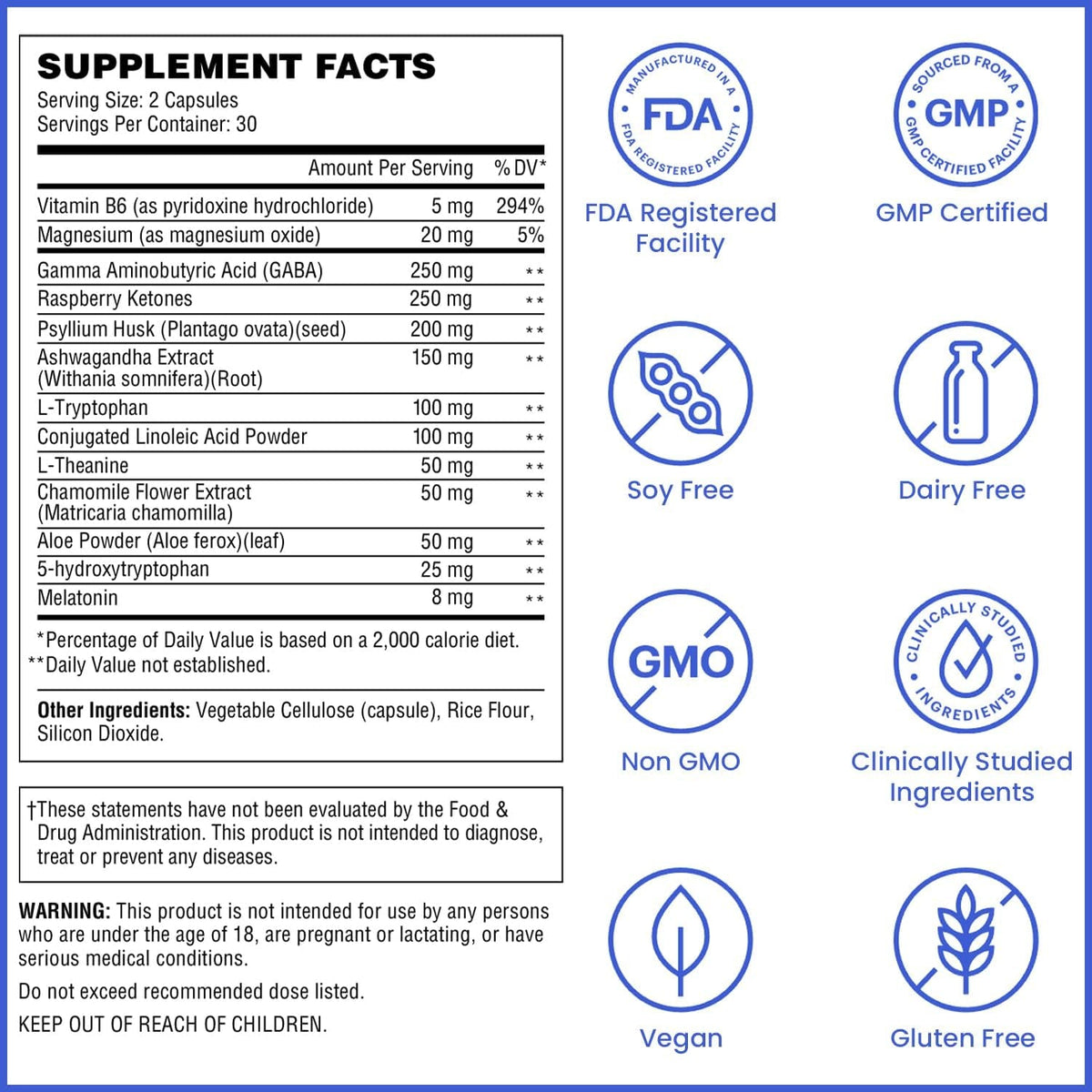 Wellthy Night Time Thermogenic - Vitamin B6, Ashwagandha & Melatonin - Nighttime Thermogenic for Women - Belly Thermogenic - Natural Weight Loss Supplements for Women, 60 Count Capsules