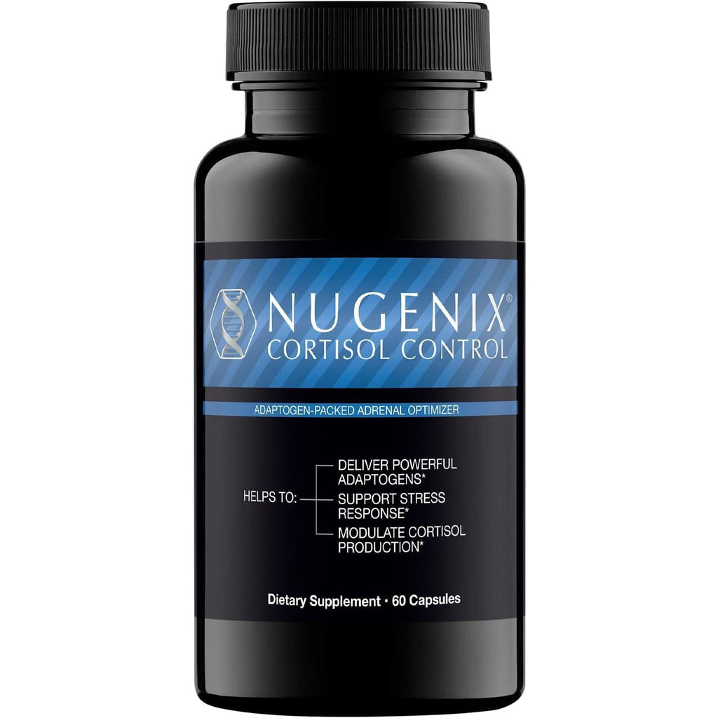 Nugenix Cortisol Control - Cortisol Reducer and Adrenal Support Manager Supplement for Men, 60 Capsules