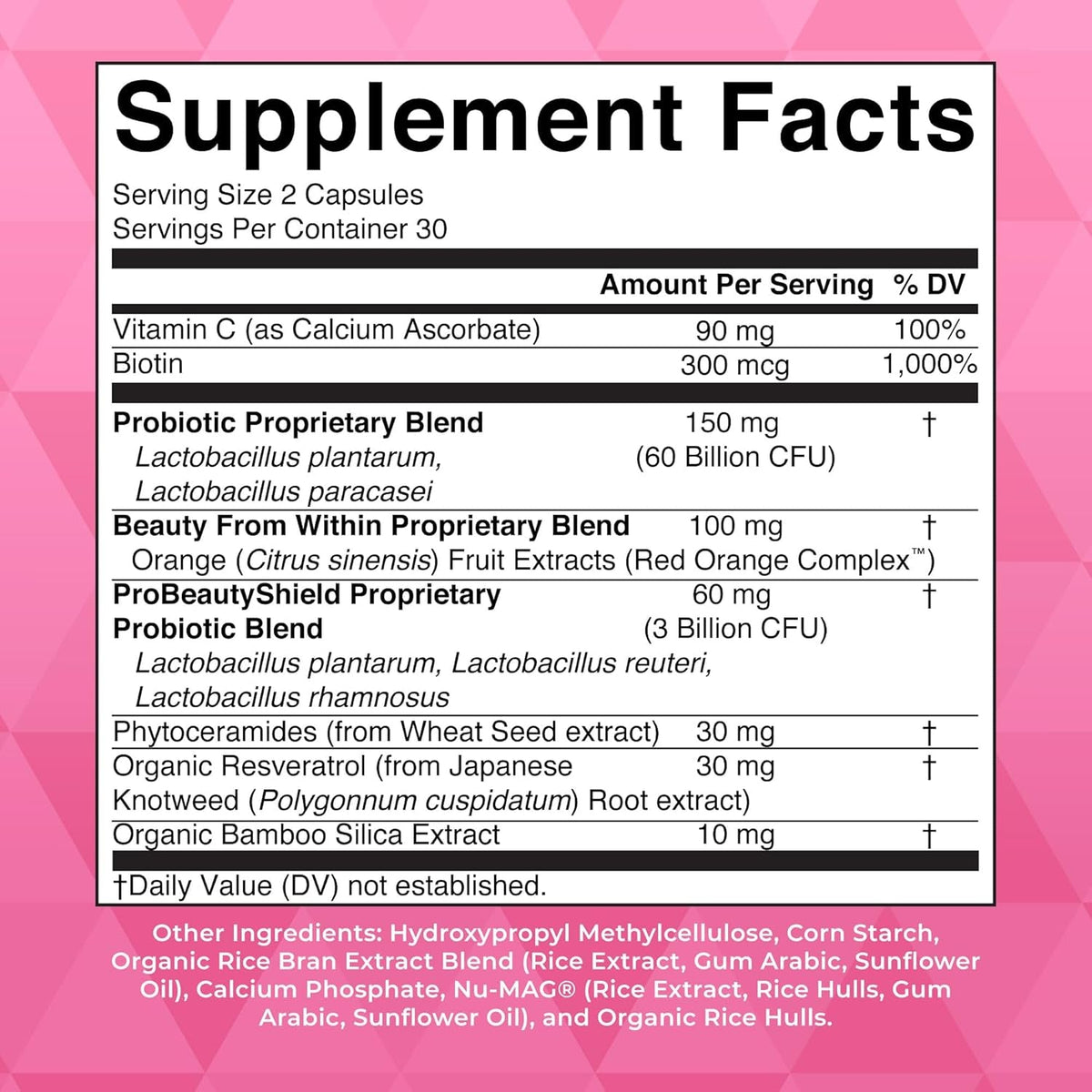 Maryruth Organics Probiotic Beauty Capsules | Vegan Collagen Support | anti Aging | Gut Health | Hair Skin and Nails Vitamins | Skin Care | Biotin | Non-Gmo Project Verified | 60 Count