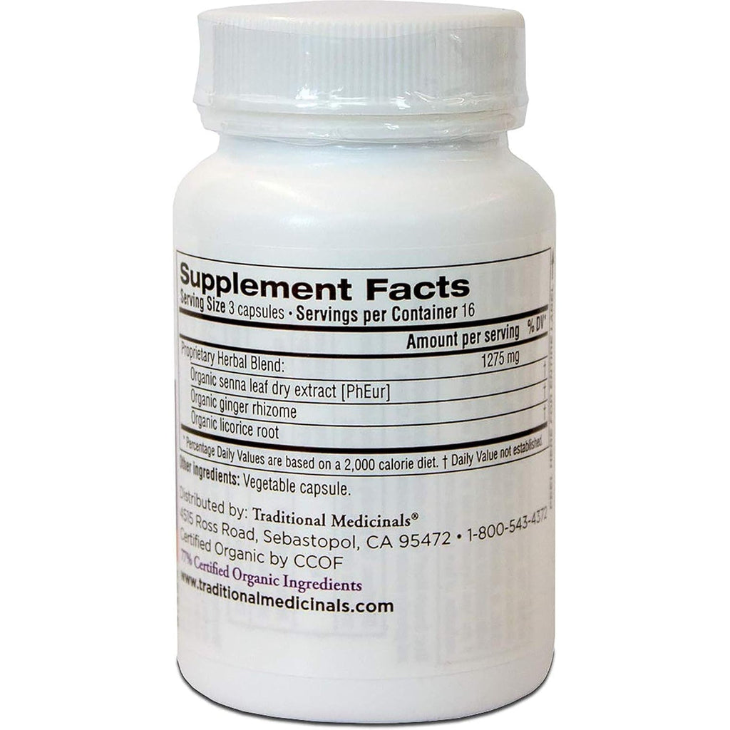 Traditional Medicinals - Smooth Move Senna, 50 Capsules