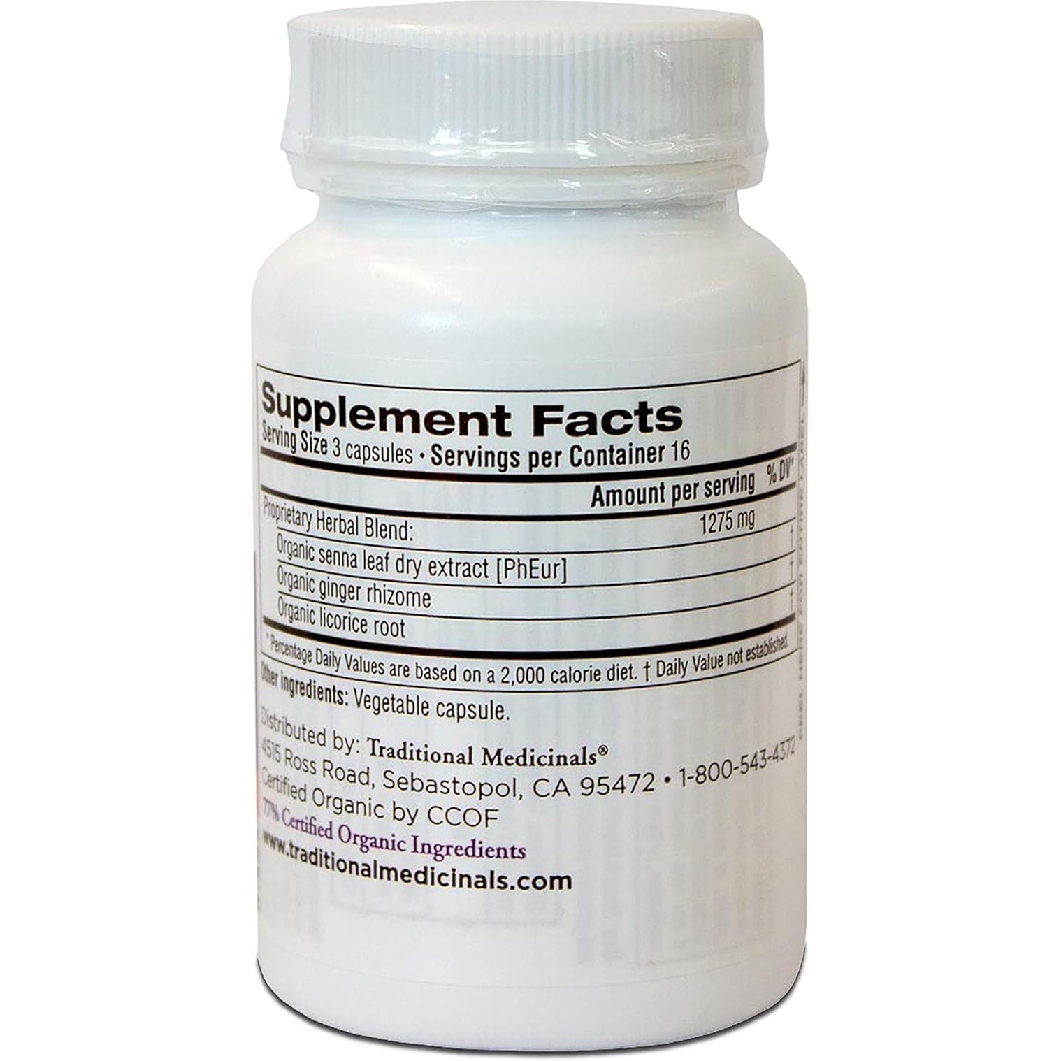 Traditional Medicinals - Smooth Move Senna, 50 Capsules