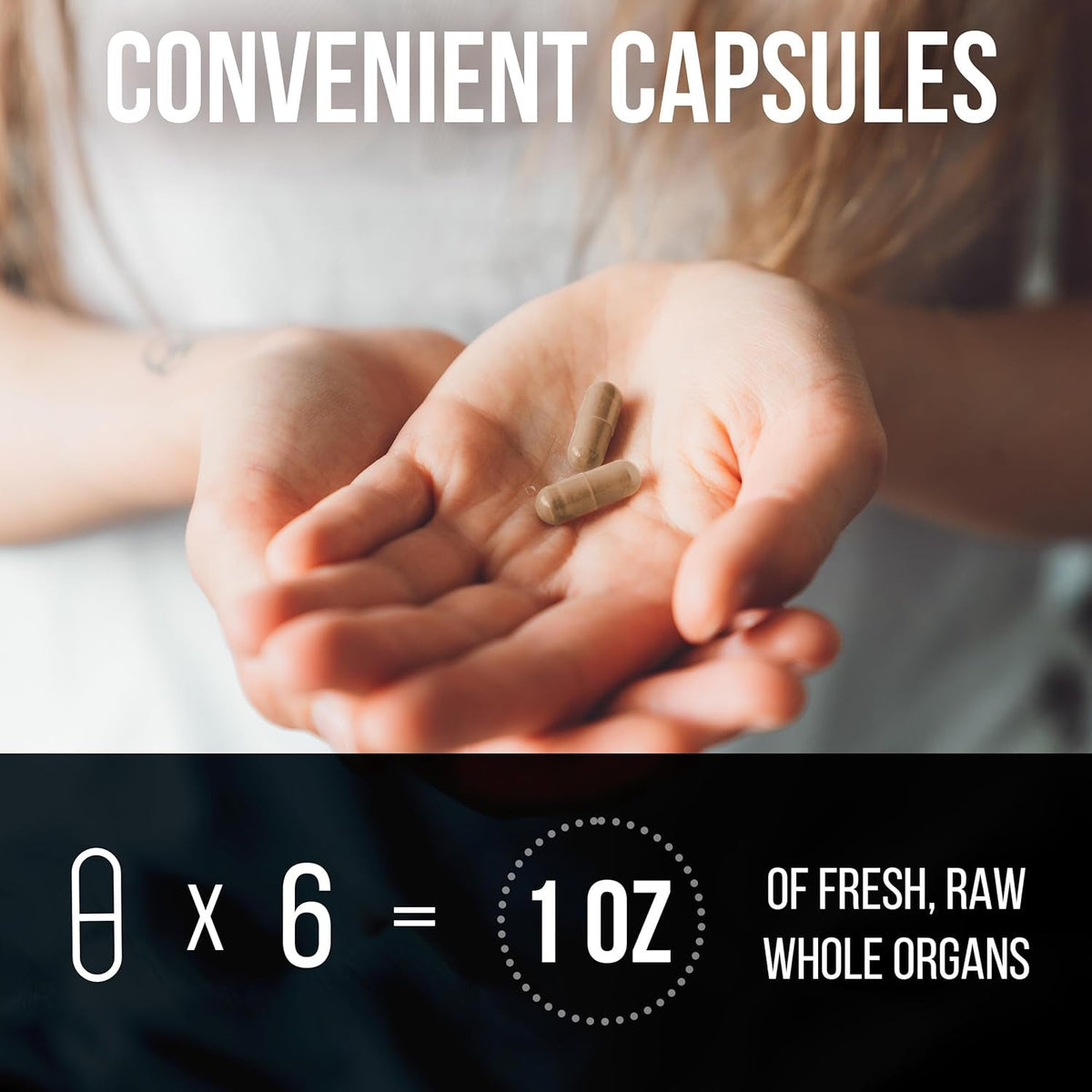 Beef Organ Supplement Complex - 10 Carnivore Grass Fed Proprietary Blend of Liver, Marrow, Brain, Thymus, Spleen, Kidney, Colostrum, Heart, Pancreas, Gallbladder - 180 Caps