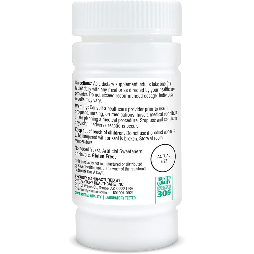 21St Century One Daily Essential Tablets, 100 Count