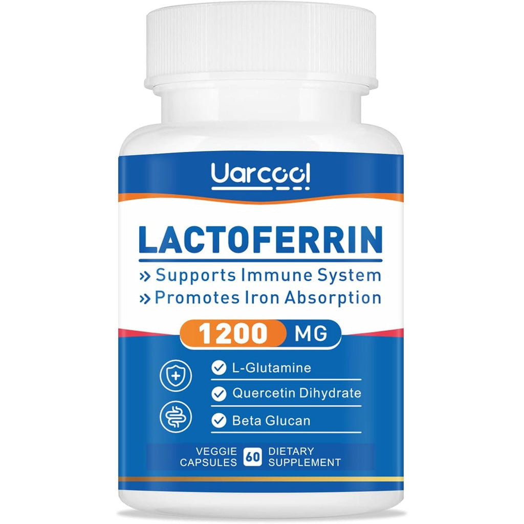 Lactoferrin Supplement 1200Mg for Healthy Immune Support-Gluten-Free, Vegetarian - 60 Softgels