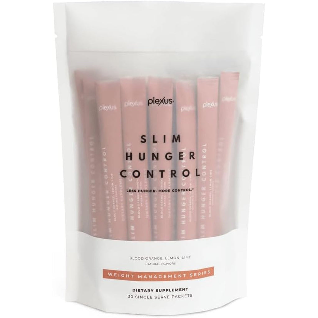 Plexus Slim Hunger Control | 30 Packets | Dietary Supplement & Glucose Metabolism Support | Vegan, Gluten Free | Health Drinks