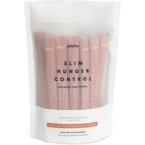 Plexus Slim Hunger Control | 30 Packets | Dietary Supplement & Glucose Metabolism Support | Vegan, Gluten Free | Health Drinks