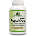 Organic Farm Vitamins Progesterone 5000 - Body Glandular System Dietary Supplement, 100% Natural Progesterone Pills - Formula to Balance Hormones - Progesterone Supplement, 90 Tablets