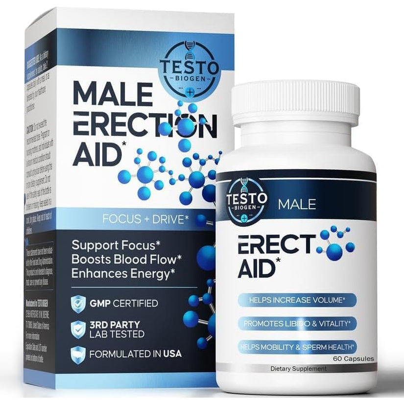 Male Enhancing Supplement – Fast Acting Pills for Men 3Rd Party Lab Tested | Testosterone Booster, Maca Root, Epimedium,Tongkat Ali | 60 Capsules
