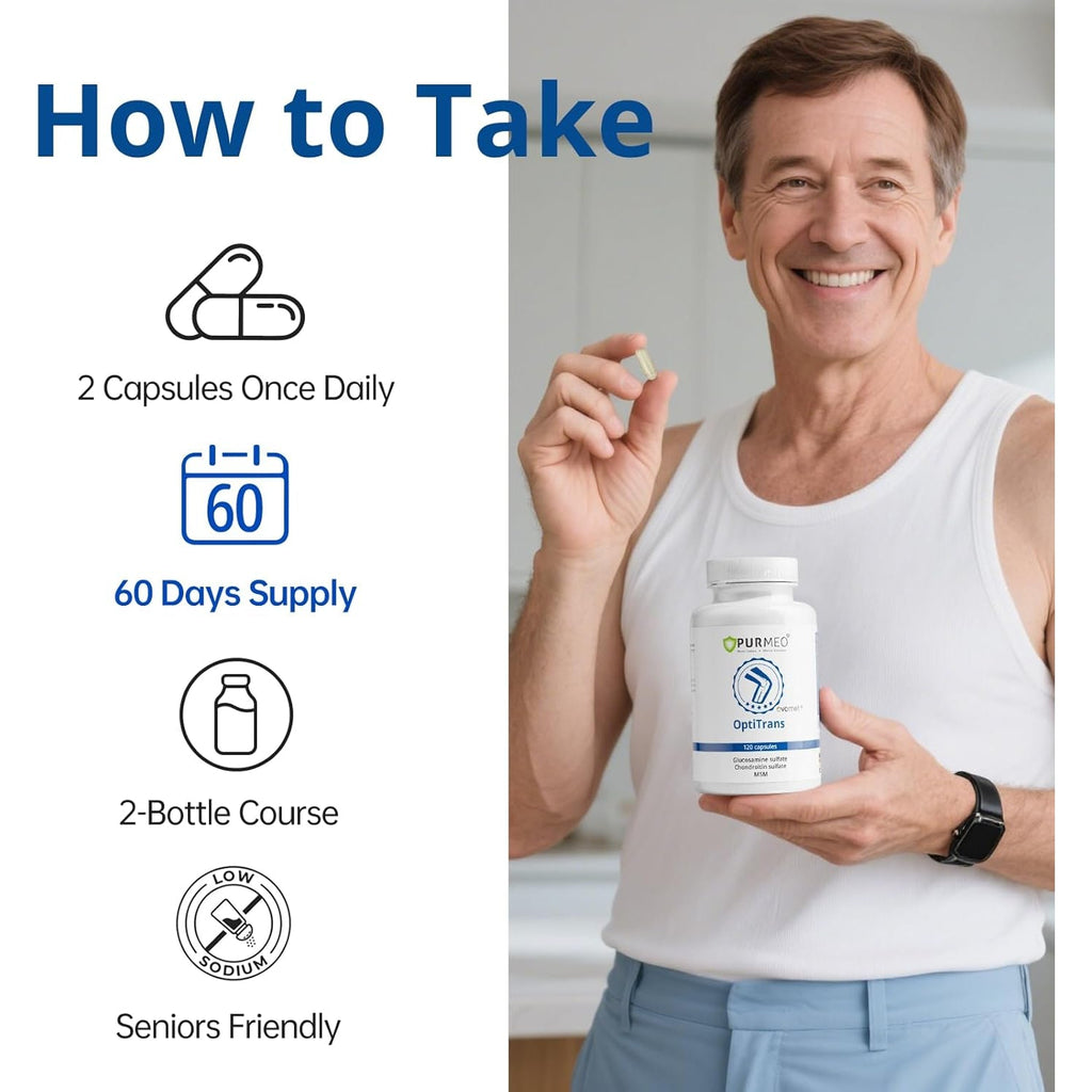 5-Day Fast-Acting Glucosamine Chondroitin MSM - Joint Health Supplement with OVOMET Eggshell Membrane & Boswellia, Support Joint Comfort, Cartilage, Strength & Flexibility - Made in Germany, 120Ct