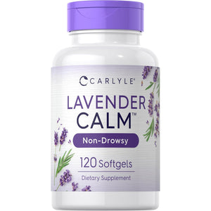 Carlyle Lavender Pills | 80 Mg | 120 Softgel Capsules | Calm & Non-Drowsy Formula | Non-Gmo & Gluten Free Supplement