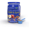 Balance of Nature Fiber & Spice - Psyllium Husk, Flax Seed, Turmeric & Apple - 30 Servings