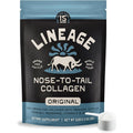 Lineage Provisions 100% Grass Fed Collagen Powder UNFLAVORED – Hydrolyzed Bovine Collagen Peptides with Trachea, Scapula, Eggshell Membrane – Collagen Protein Powder with Vitamin C – 30 Servings
